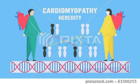 Cardiology vector illustration. 63300255