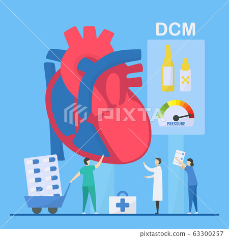 Cardiology vector illustration. 63300257