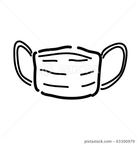 Mask, white, new, lack, vector, illustration, hygiene, antibacterial, antibacterial, prevention, infection prevention, cleanliness, habit, sterilization 63300979