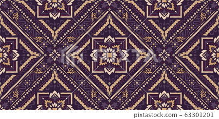 Rectangular seamless Bandana Print vector design for rug, carpet, tapis, shawl, towel, textile, yoga mat. Neck scarf or kerchief pattern design. Traditional ornamental ethnic pattern with paisley. Rectangular seamless Bandana Print vector design for rug, carpet, tapis, shawl, towel, textile, yoga mat. Neck scarf or kerchief pattern design. Traditional ornamental ethnic pattern with paisley. 63301201