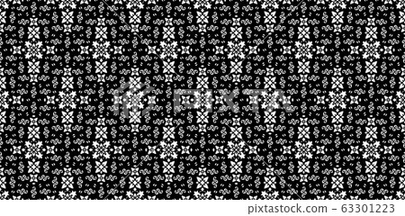 Rectangular seamless Bandana Print vector design for rug, carpet, tapis, shawl, towel, textile, yoga mat. Neck scarf or kerchief pattern design. Traditional ornamental ethnic pattern with paisley. 63301223