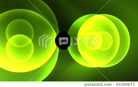 Glowing neon shiny transparent abstract geometric shapes with light effects. Techno futuristic vector abstract background For Wallpaper, Banner, Background, Card, Book Illustration, landing page Glowing neon shiny transparent abstract geometric shapes with light effects. Techno futuristic vector abstract background For Wallpaper, Banner, Background, Card, Book Illustration, landing page 63304673