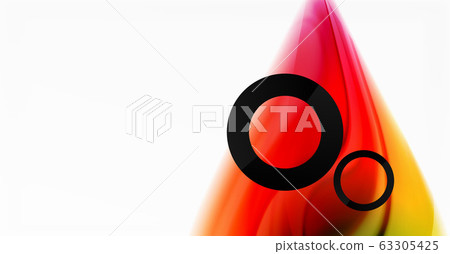 Abstract background, fluid mixing gradient liquid style colors composition. Vector Illustration For Wallpaper, Banner, Background, Card, Book Illustration, landing page 63305425