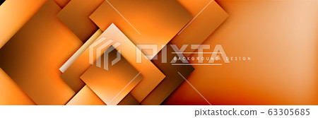 Square shapes composition geometric abstract background. 3D shadow effects and fluid gradients. Modern overlapping forms Square shapes composition geometric abstract background. 3D shadow effects and fluid gradients. Modern overlapping forms 63305685