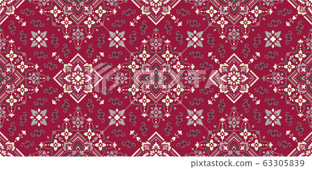 Rectangular seamless Bandana Print vector design Rectangular seamless Bandana Print vector design 63305839