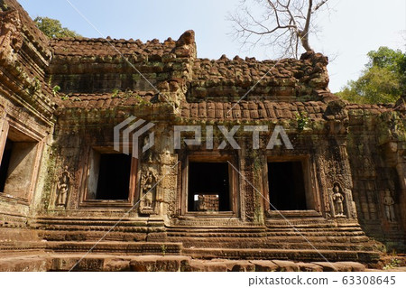 Priya Khan Priyakan Ruins Angkor Wat Ruins World Heritage Cambodia Asia Siem Reap Priya Khan Priyakan Ruins Angkor Wat Ruins World Heritage Cambodia Asia Siem Reap 63308645