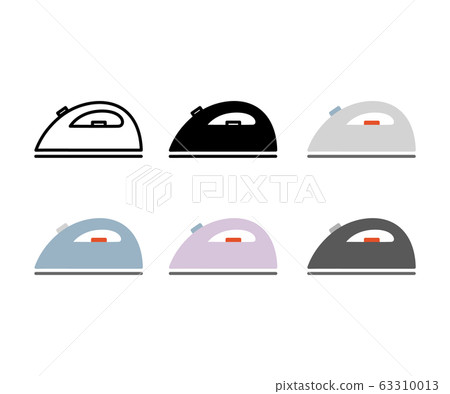 Iron icon / Simple / Cute / Vector / Illustration 63310013