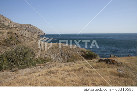 Crimea landscape, Cape Meganom 63310595