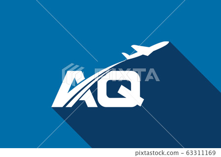 Initial Letter with Aviation Logo Design, Air, Airline, Airplane and Travel Logo template. Initial Letter with Aviation Logo Design, Air, Airline, Airplane and Travel Logo template. 63311169