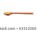 Brown sugar in spoon 63313260