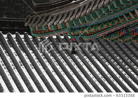 寺院的屋簷與風景的聲音 63313388