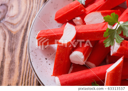 Crab sticks from fish protein 63313537