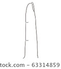 [人體插圖系列]手指（水平） 63314859