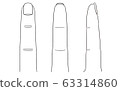 [人體插圖系列]手指套 63314860
