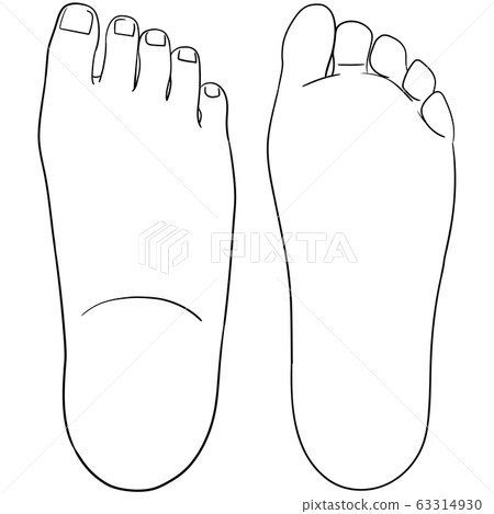 [人體插圖系列]腳套 63314930