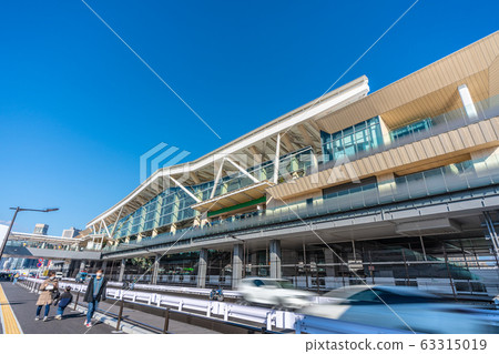 Tokyo cityscape in Japan: view of Takanawa Gateway Station, a new station on the JR Yamanote Line that opened on March 14 = March 15 Tokyo cityscape in Japan: view of Takanawa Gateway Station, a new station on the JR Yamanote Line that opened on March 14 = March 15 63315019