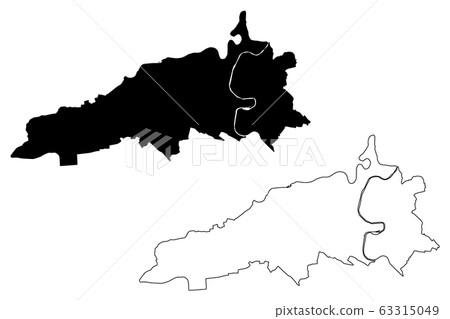 Bern City (Swiss Confederation, Switzerland) map 63315049