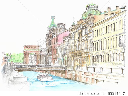 世界遺產城市景觀,俄羅斯,彼得斯堡,凱旋門 世界遺產城市景觀,俄羅斯,彼得斯堡,凱旋門 63315447