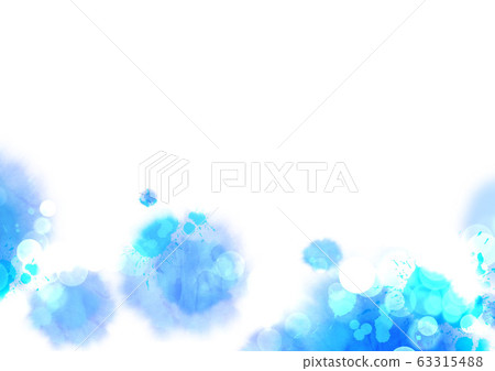水彩紋理背景素材藍色漸變 水彩紋理背景素材藍色漸變 63315488
