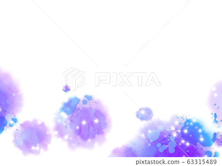 水彩紋理背景素材藍色漸變 水彩紋理背景素材藍色漸變 63315489