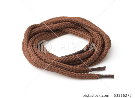 Rolled cotton brown shoelaces Rolled cotton brown shoelaces 63316272