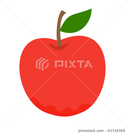 One apple - Stock Illustration [63316369] - PIXTA