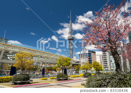 Oasis21 and tv tower in spring, Nagoya Oasis21 and tv tower in spring, Nagoya 63316436