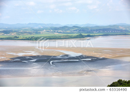 敖德山統一展望台眺望的朝鮮風景 63316490