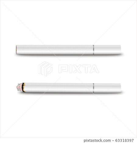 Vector 3d Realistic White Clear Blank Whole and... - Stock Illustration  [63318397]