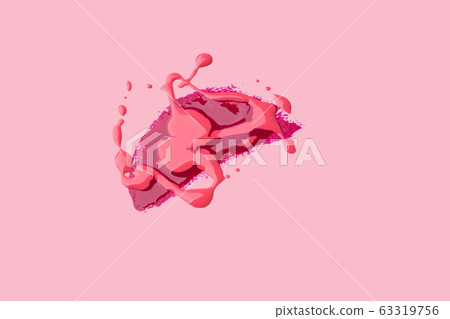 Beauty concept with colorful nail polish heart Beauty concept with colorful nail polish heart 63319756