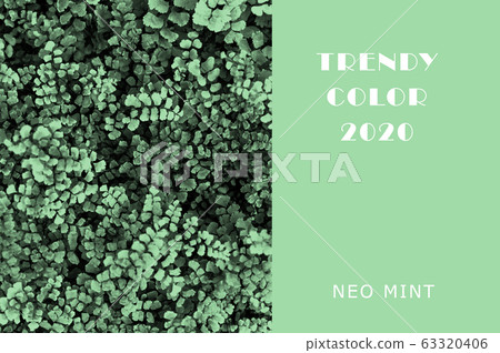 Ivy plant in Neo Mint color. Juicy tones in a new 63320406