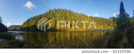 View on Lacu Rosu lake 63320596