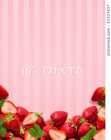 背景水果草莓橫截麵條紋 背景水果草莓橫截麵條紋 63324837