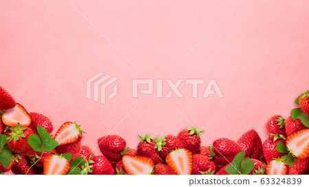 背景水果草莓粉紅色 背景水果草莓粉紅色 63324839