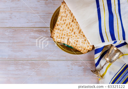 Jewish holiday passover matzot and tallit the Jewish holiday passover matzot and tallit the 63325122