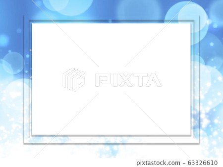 相框閃光背景藍色漸變藍色海 63326610