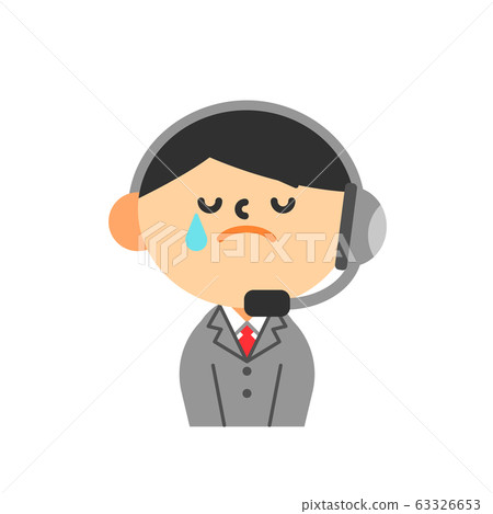 Operator Call center Male Bowing Apology Operator Call center Male Bowing Apology 63326653