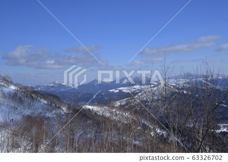 Winter, snow, mountains, nature, landscape, tree, sunlight, blue 63326702