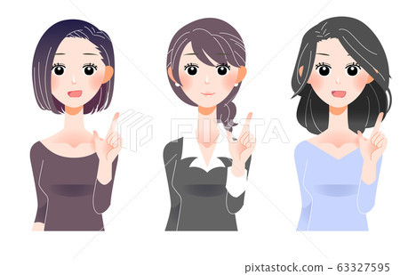 女人手指(3種模式) 女人手指(3種模式) 63327595