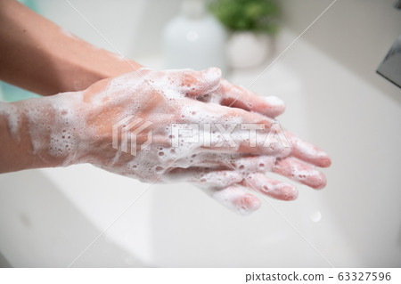 洗手傳染病控制根除肥皂洗手泡沫清潔 63327596