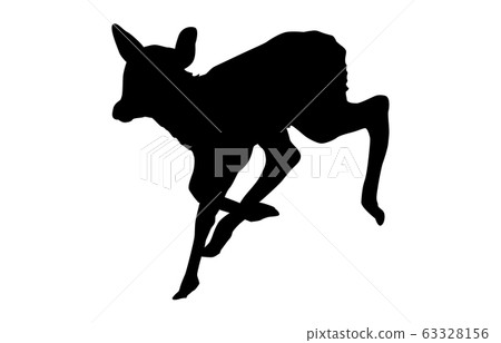 Animal silhouette wild deer 3 Animal silhouette wild deer 3 63328156
