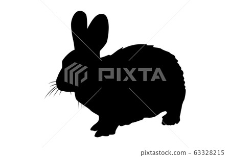 Animal silhouette wild rabbit 2 63328215