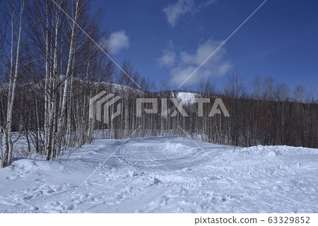 Japan, Hokkaido, winter, snow, scenery 63329852