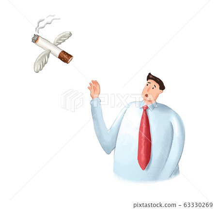 Smoking clinic illustration 63330269