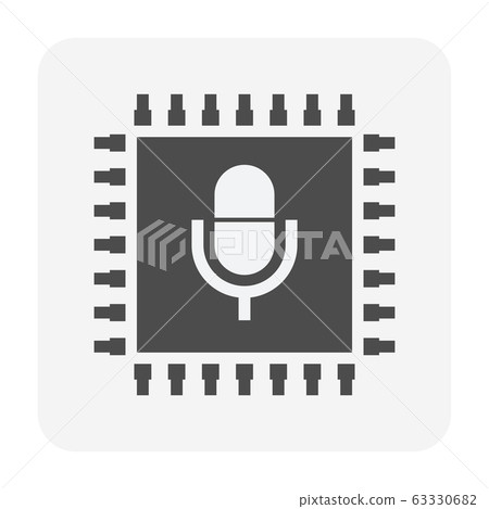 voice control icon voice control icon 63330682
