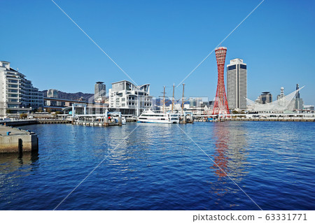 從神戶Harborland看中島碼頭和梅里肯公園 63331771