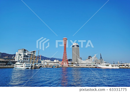 Naka Jetty and Meriken Park seen from Kobe Harborland 63331775