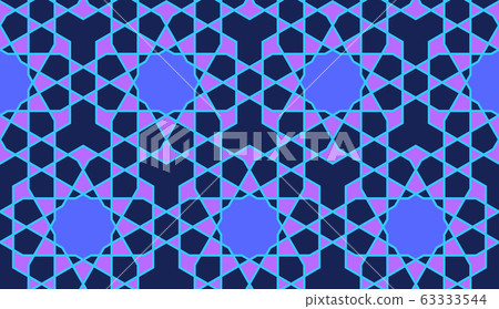 Geometric ornamental seamless pattern. Vector Geometric ornamental seamless pattern. Vector 63333544