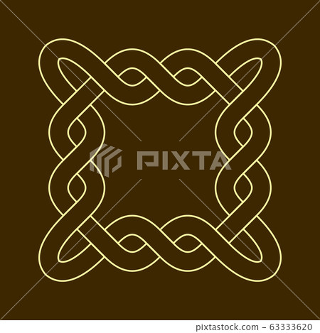 Celtic knot. Abstract ornament. Vector outline Celtic knot. Abstract ornament. Vector outline 63333620