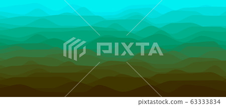 Abstract wave background. Vector colorful illustration. 63333834